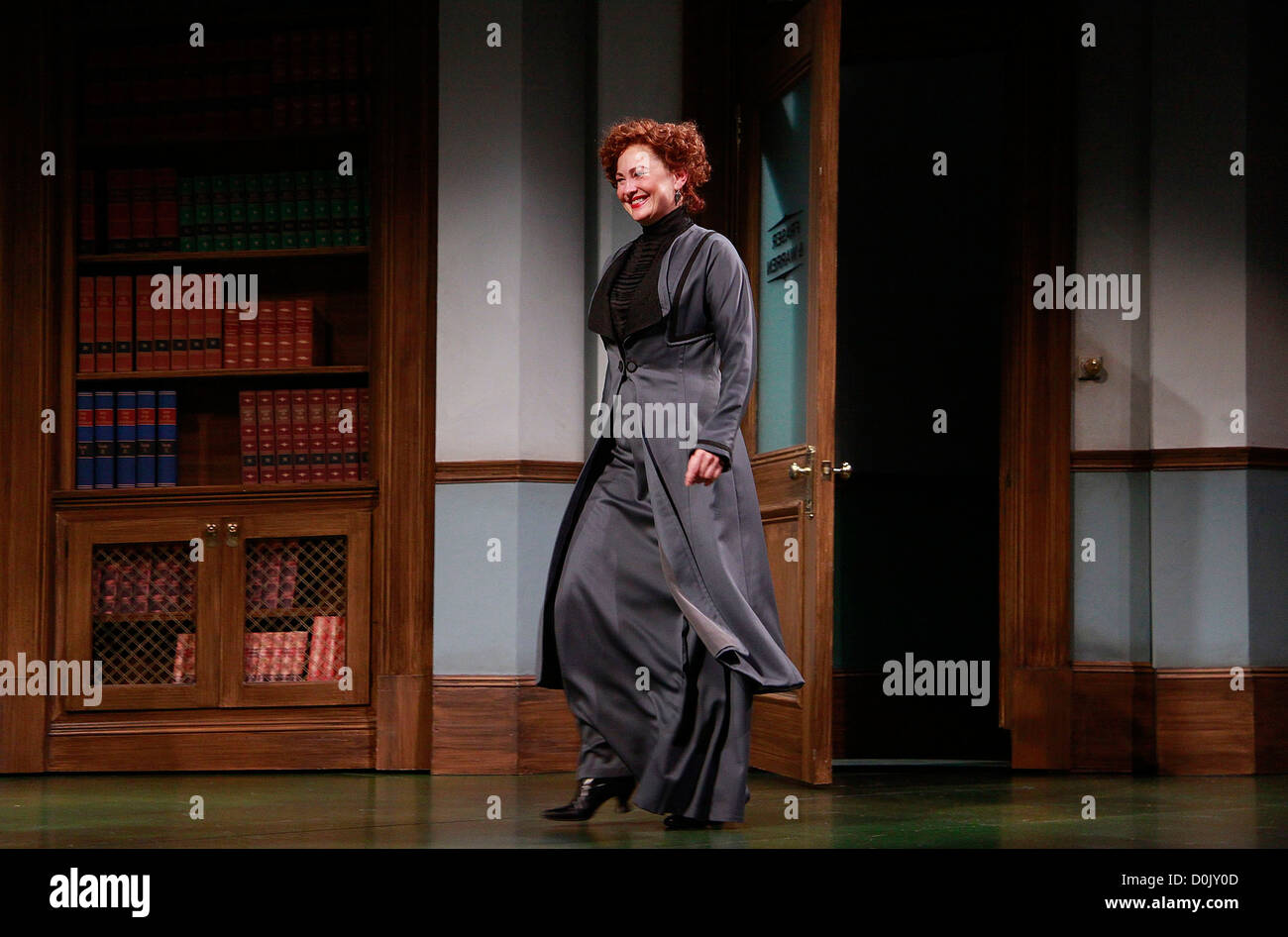 Cherry Jones in costume Opening night of the Broadway production of