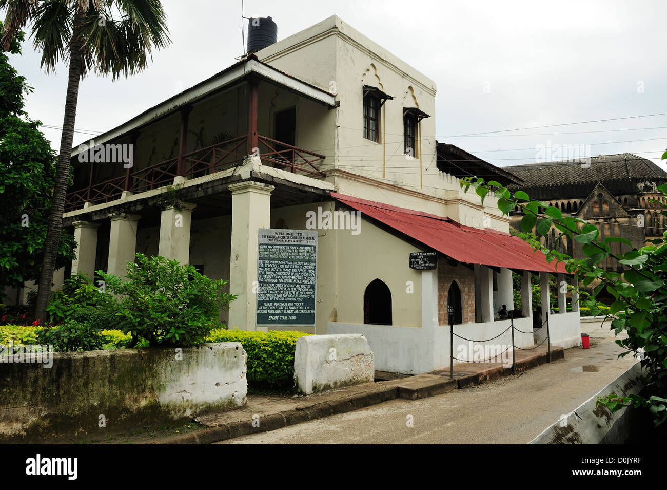Site of former slave market in Stone Town, Zanzibar, Tanzania, East