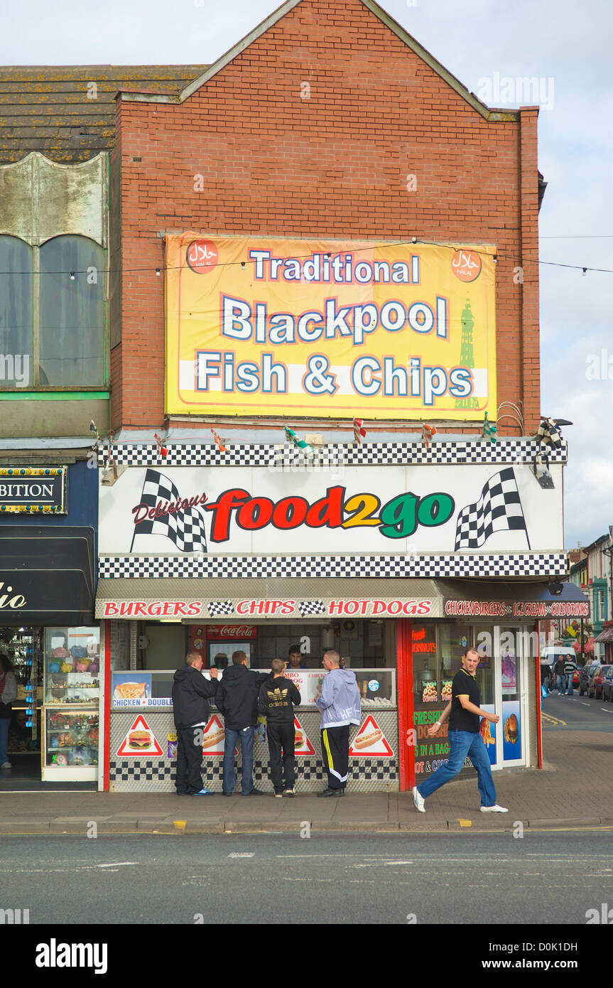Blackpool fish and chips hi-res stock photography and images - Alamy
