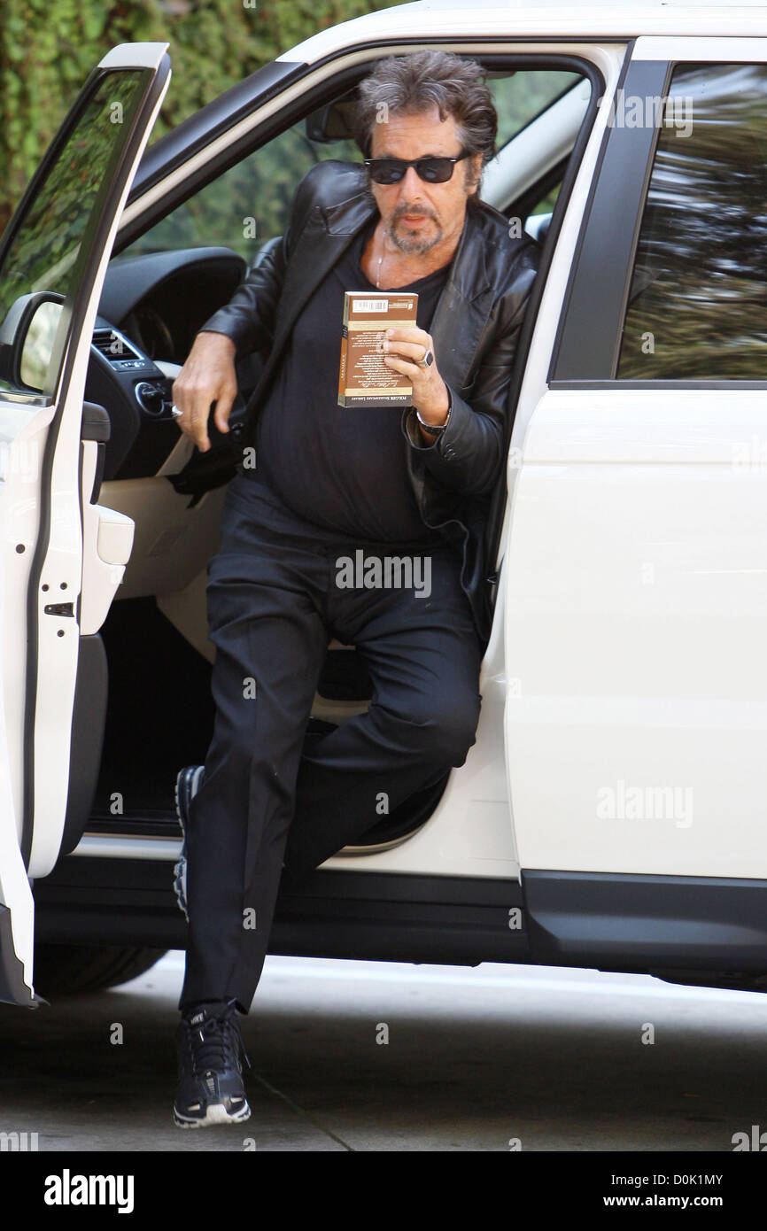 Al Pacino was spotted getting out of his car in West Hollywood. The