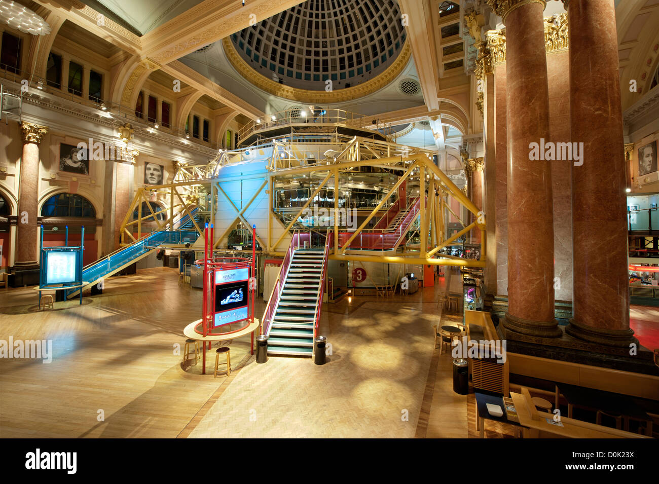An internal view of the Royal Exchange Theatre in Manchester. Stock Photo