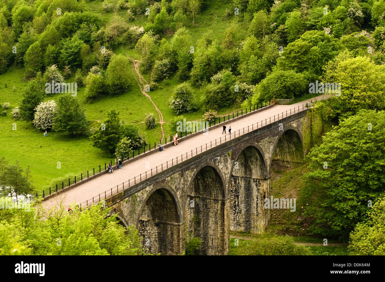 Headstone Viaduct in the Peak District. Stock Photo