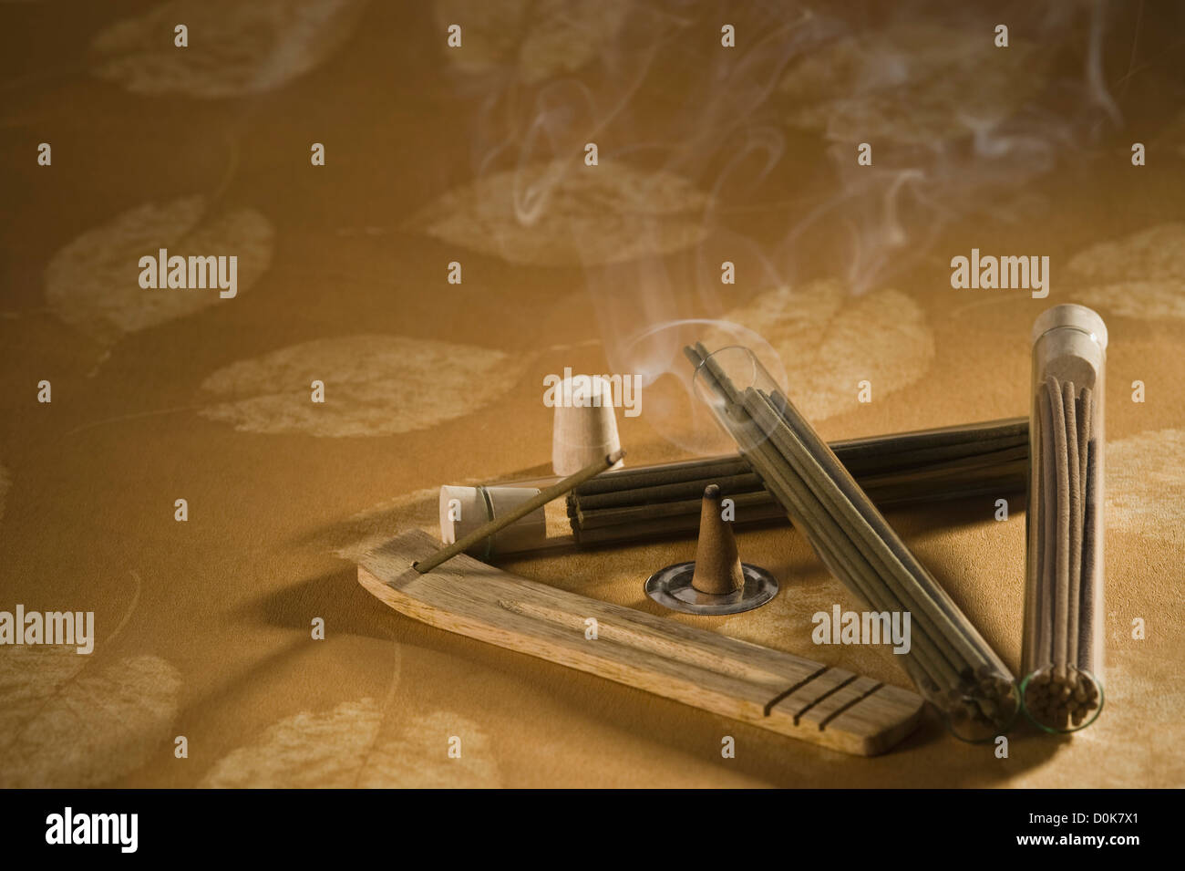 Incense stick burning Stock Photo Alamy