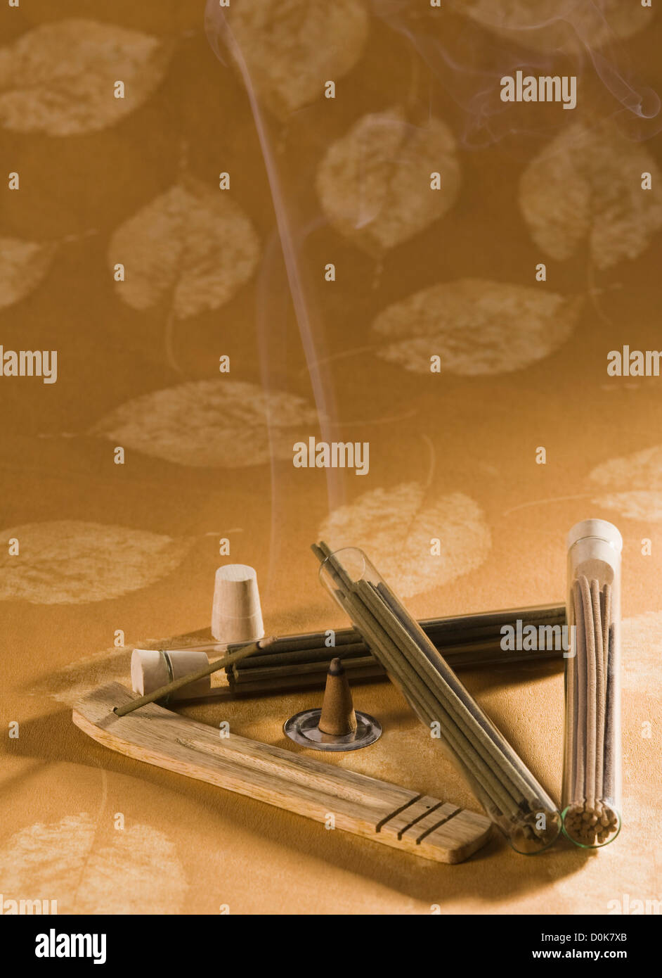 Incense stick burning Stock Photo Alamy