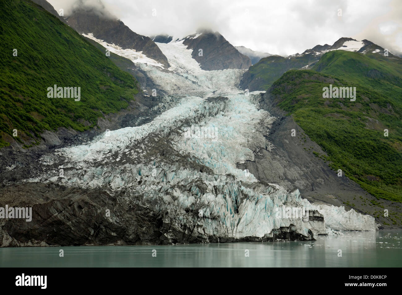 Tidewater Glacier Stock Photo