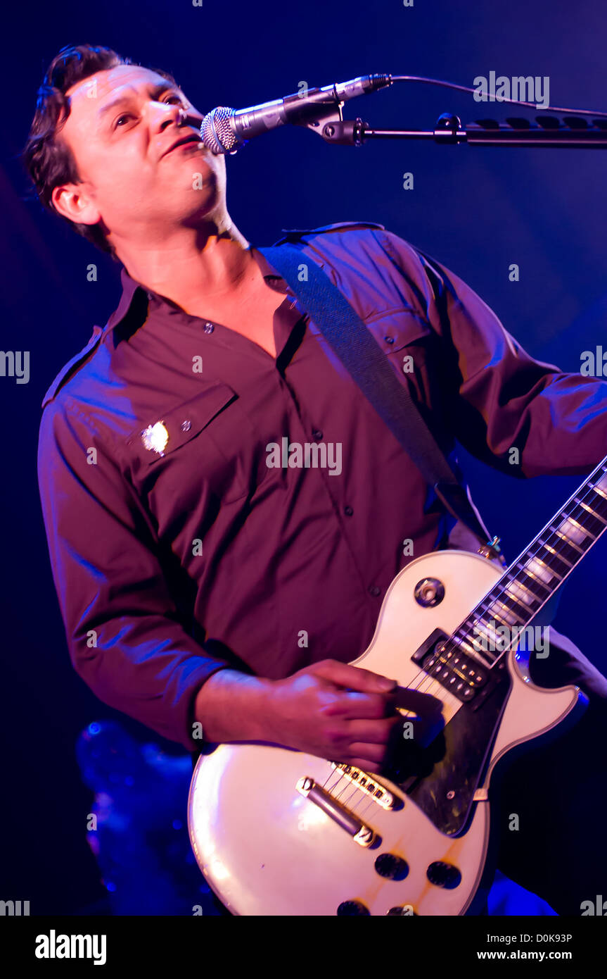 James Dean Bradfield of Manic Street Preachers performs on stage at City Hall Hull, England 05