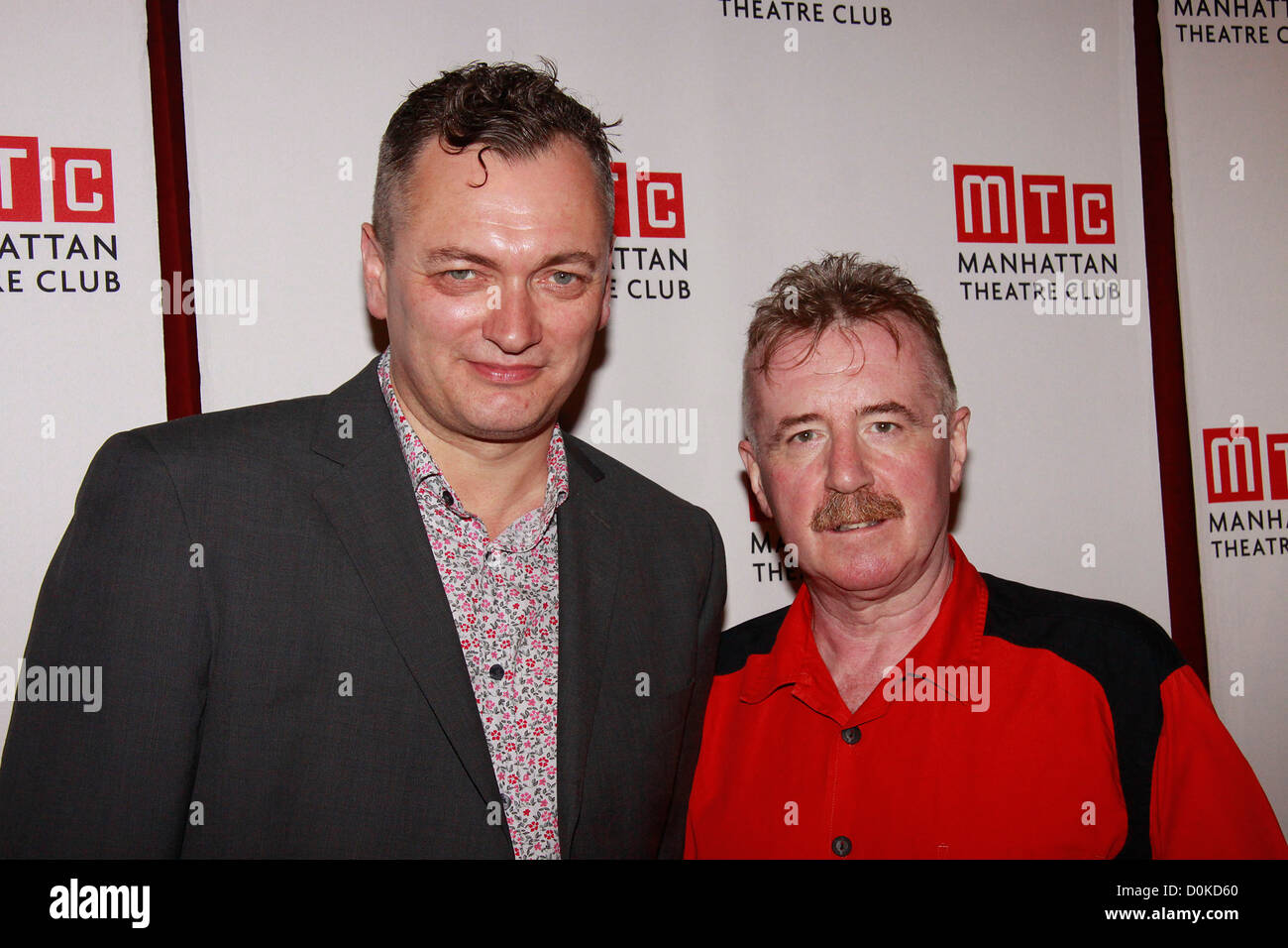 Michael Hodgson and David Whitaker The opening night of the Broadway production of 'The Pitmen