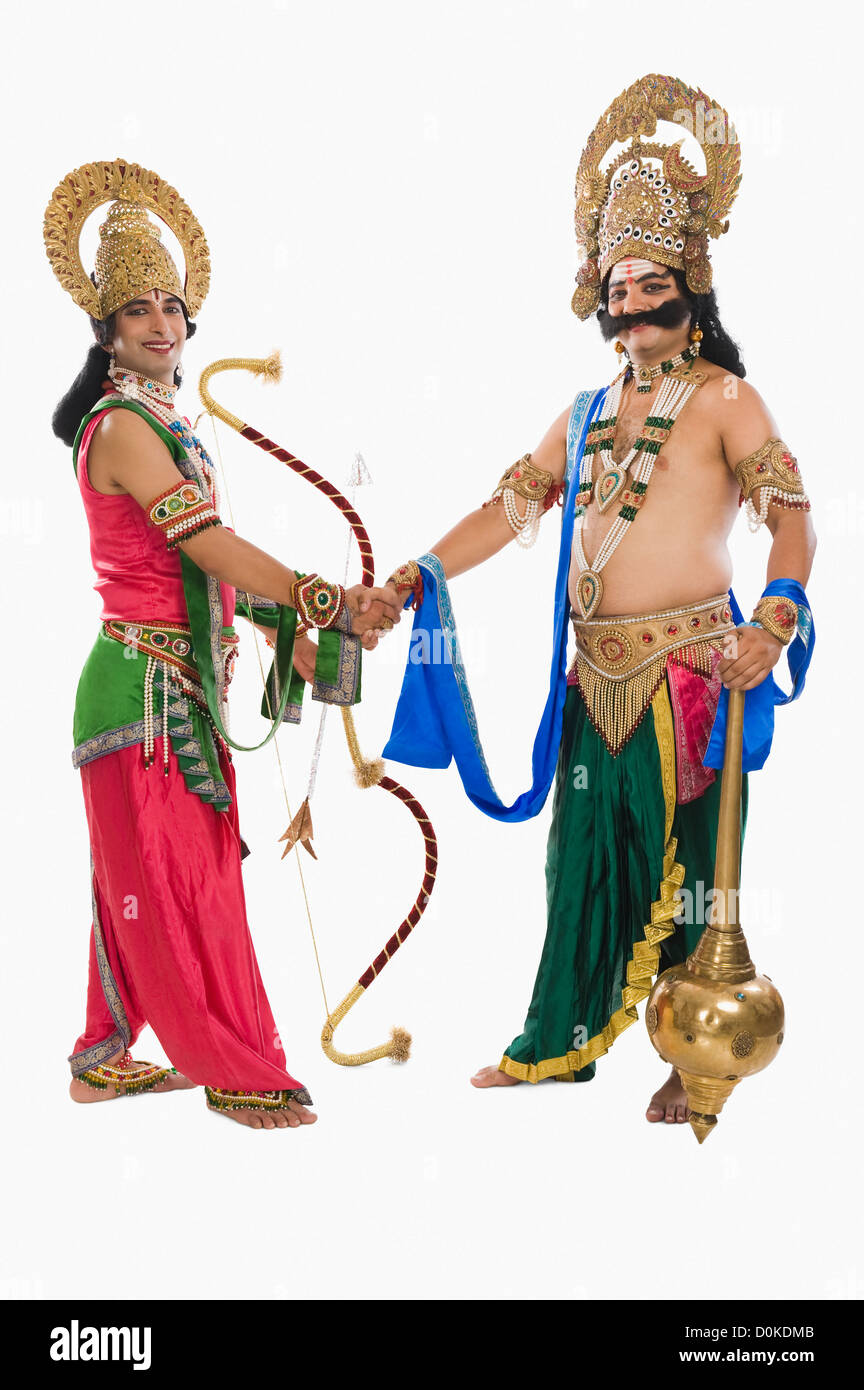 Two stage artists dressed up rama hi-res stock photography and images ...