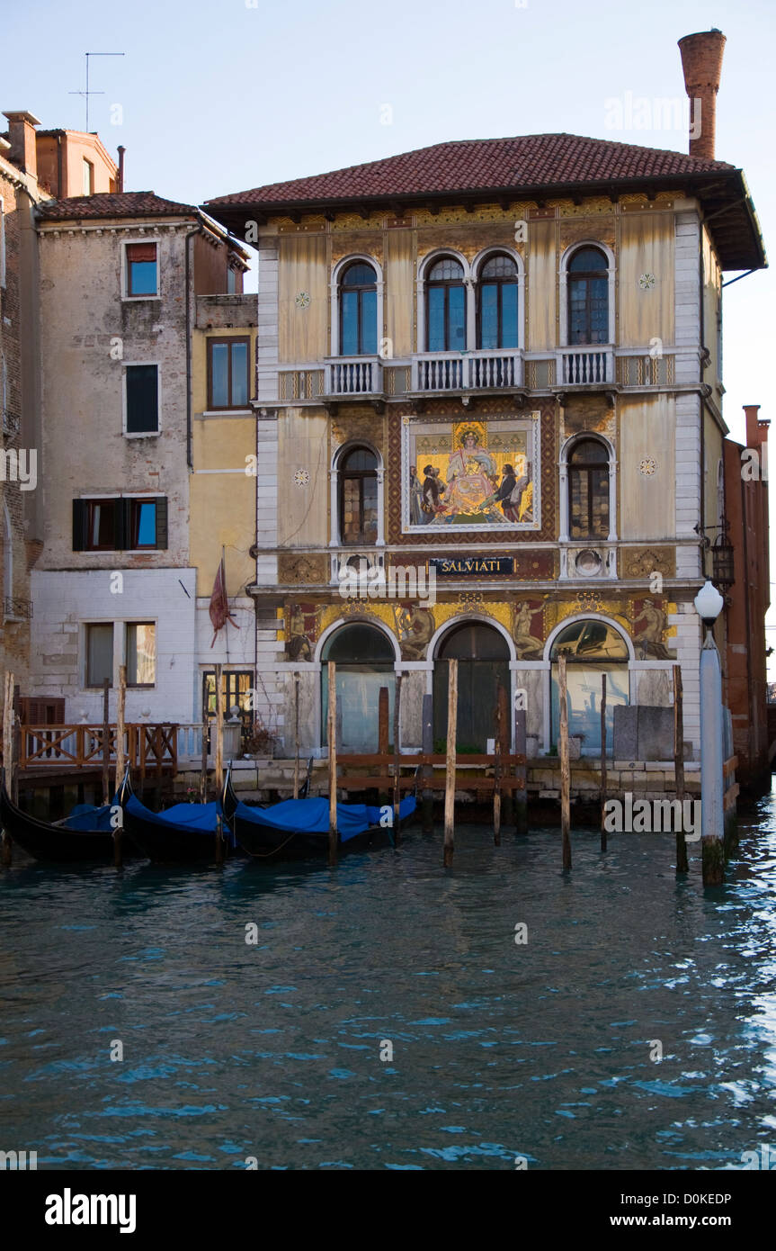 Salviati palazzo on the Grand Canal Stock Photo