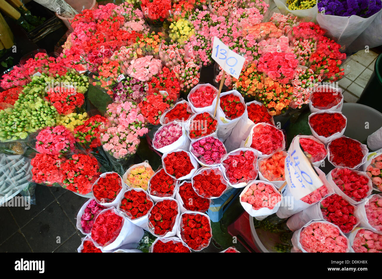 Bangkok flower market hires stock photography and images Alamy