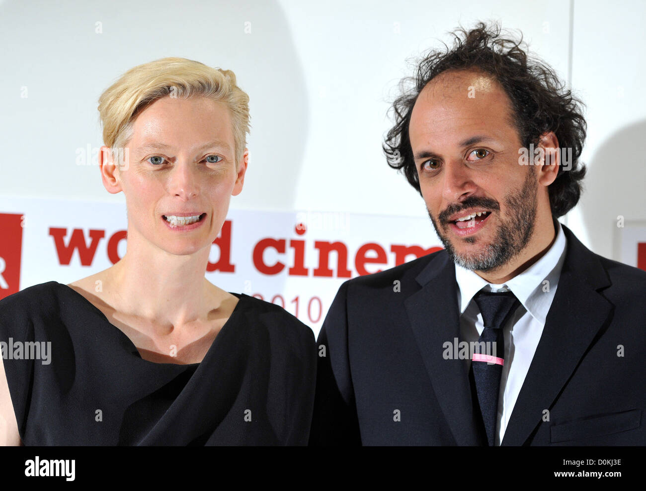 Tilda Swinton and Luca Guadagnino BBC Four World Cinema Award held at the BFI Southbank. London, England - 07.10.10 Stock Photo