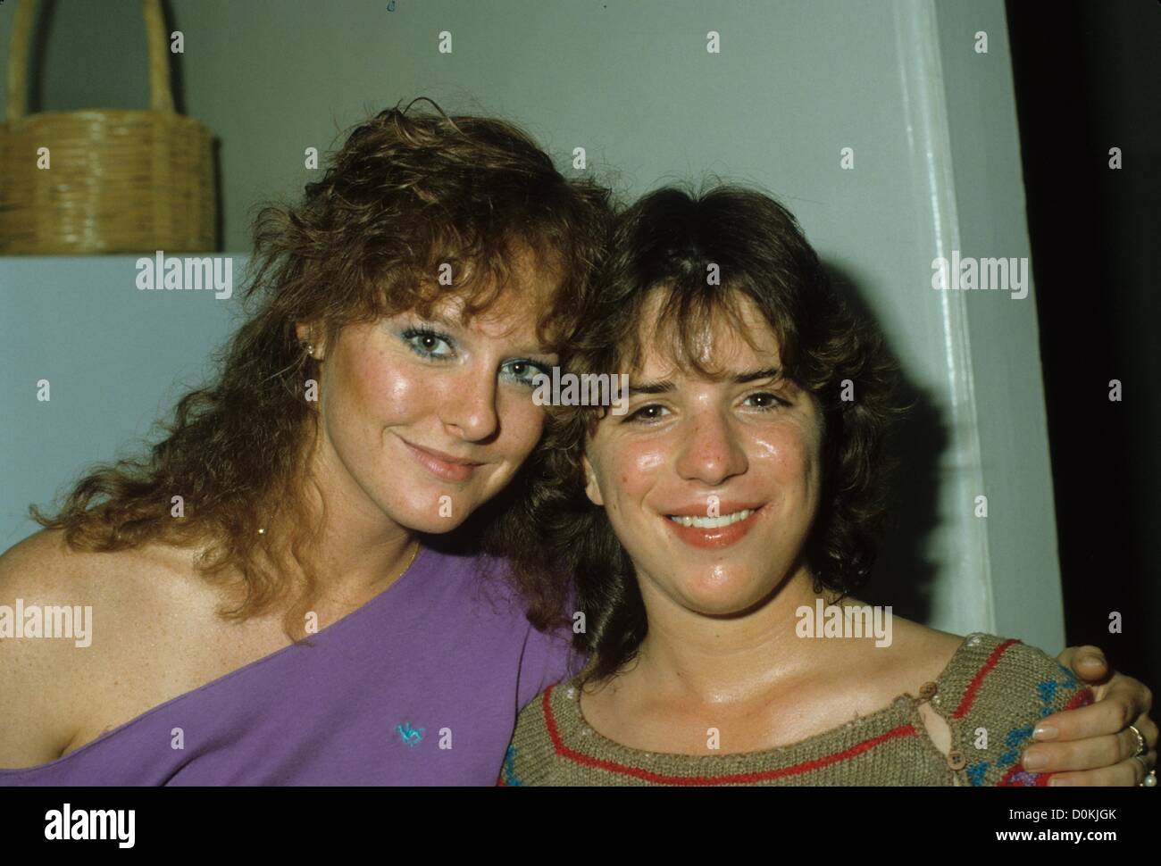 MARY McDONOUGH with Quinn Cummings 1983.n0836.(Credit Image: © Bob V. Noble/Globe Photos/ZUMAPRESS.com) Stock Photo