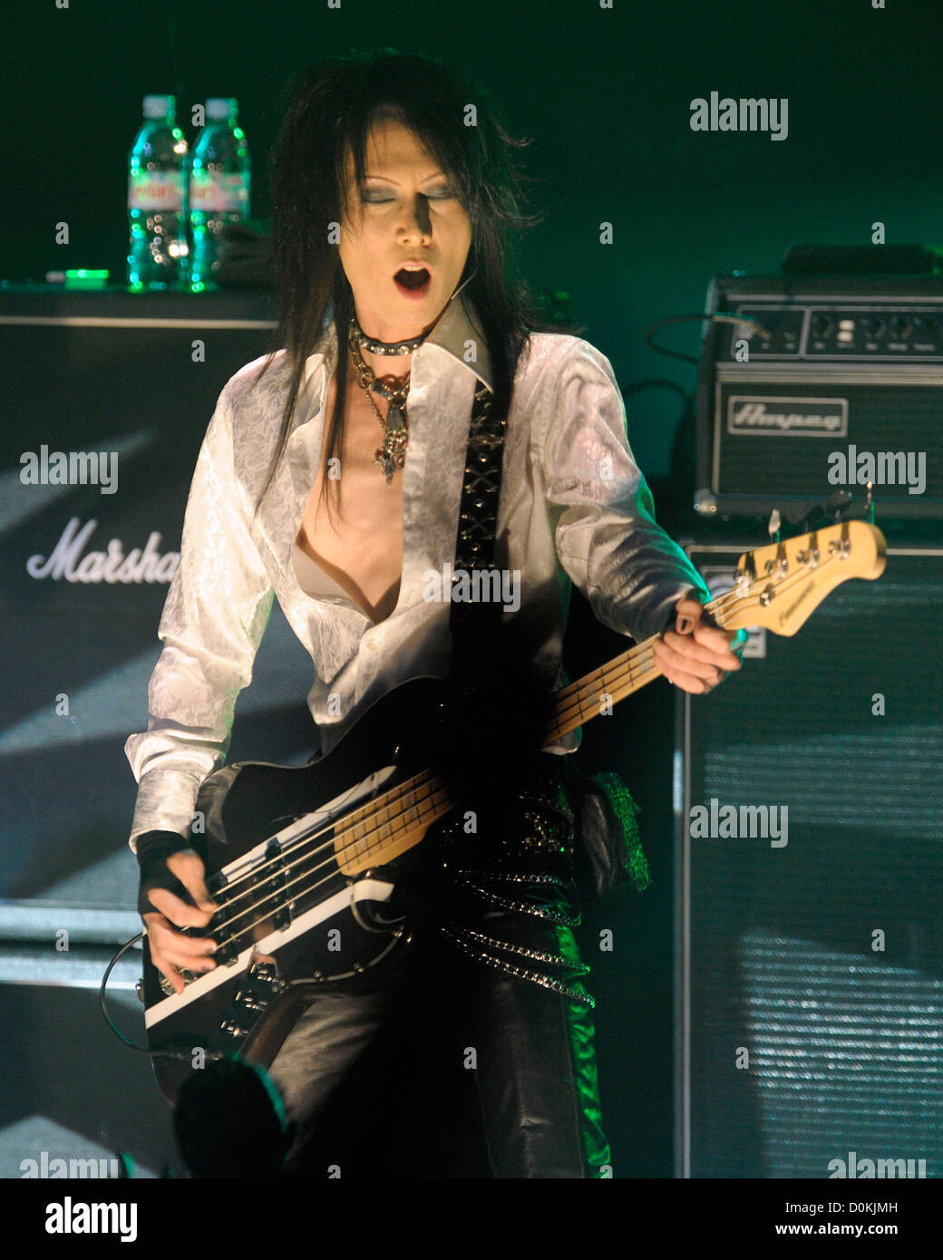 Hiroshi Heath Morie Of X Japan Performing On Stage At Massey Stock Photo Alamy