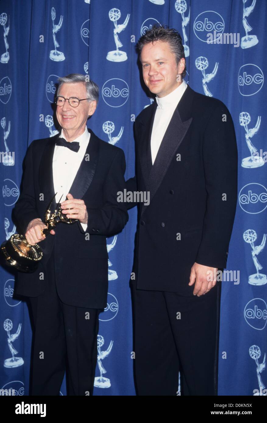 FRED ROGERS with Tim Robbins.k8831HMc.24th annual Emmy Awards 1996 ...