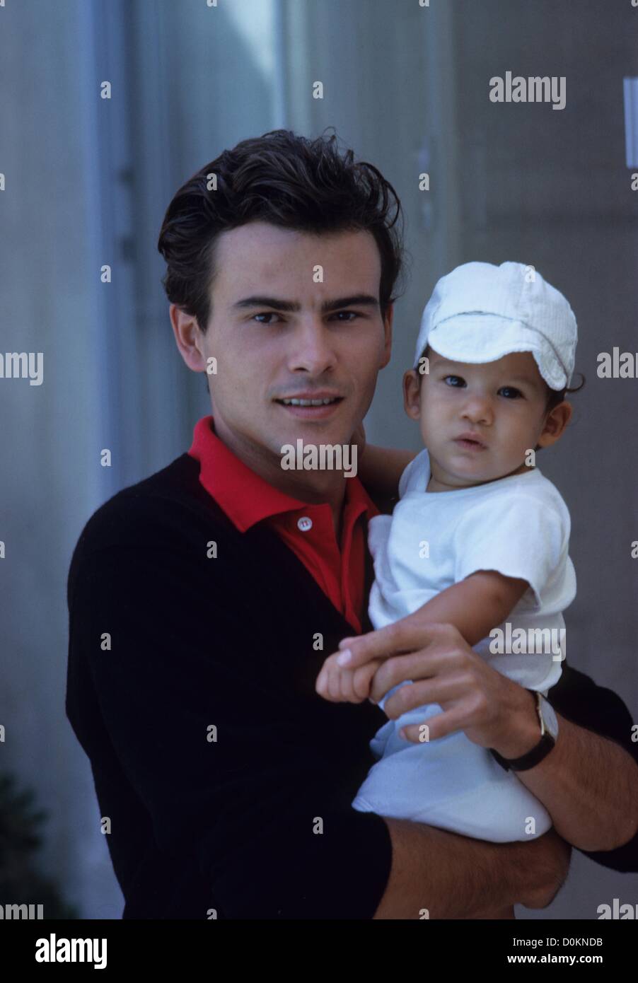 HORST BUCHHOLZ With Son Christopher Buchholz 1962.18598.(Credit Image
