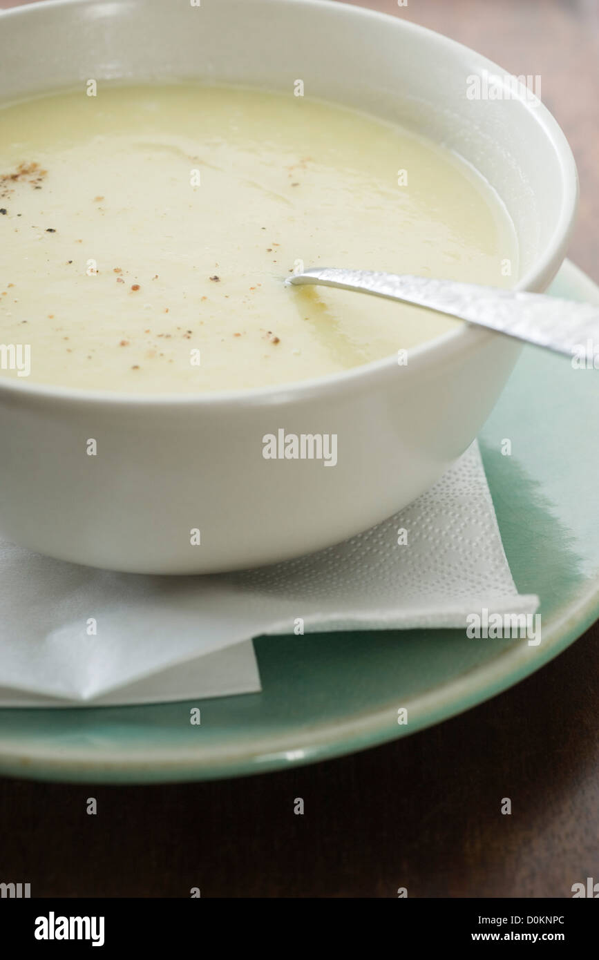 Leek soup Stock Photo