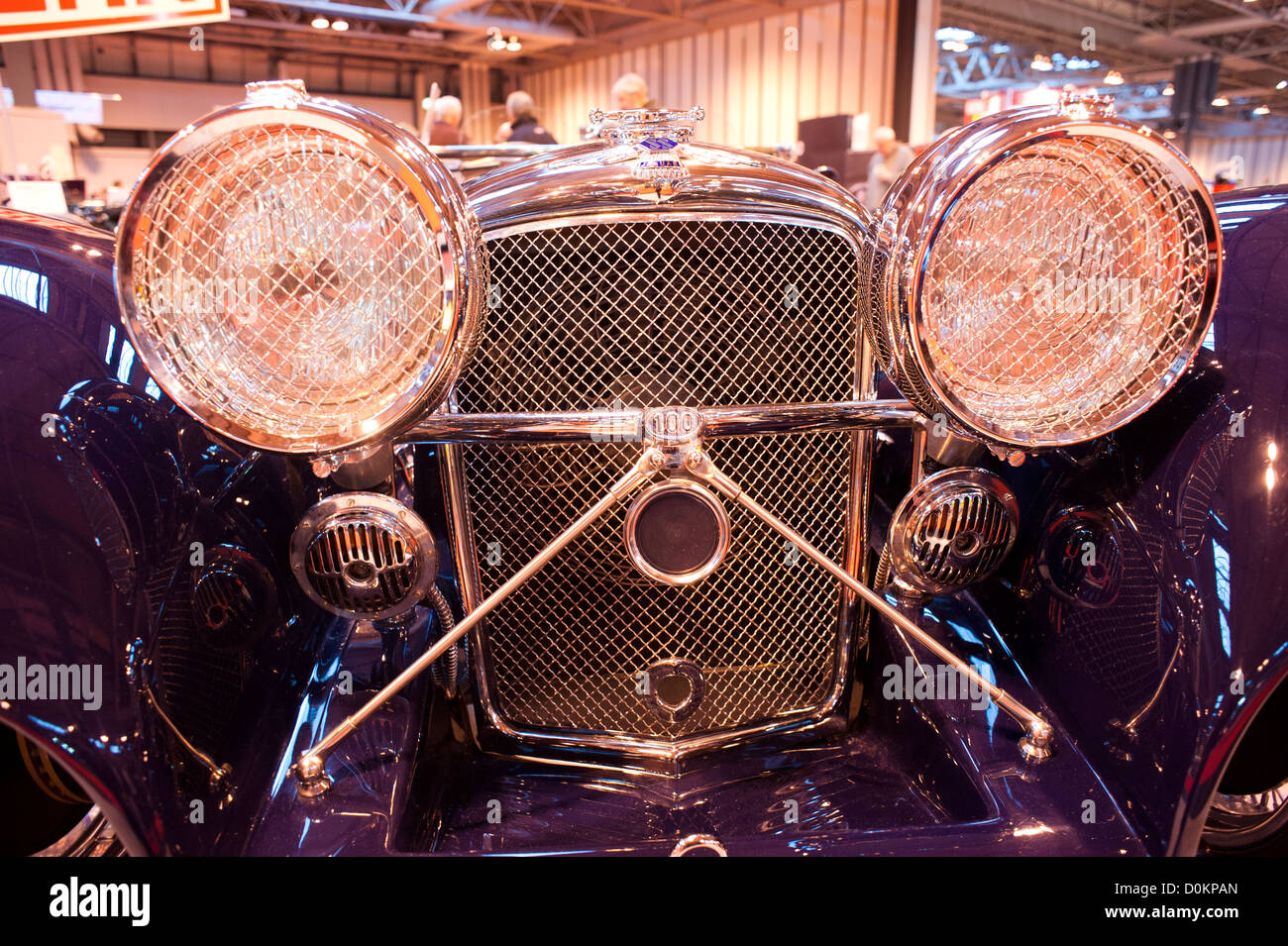 Jaguar SS100 car Classic Motor Show NEC Birmingham England UK Stock