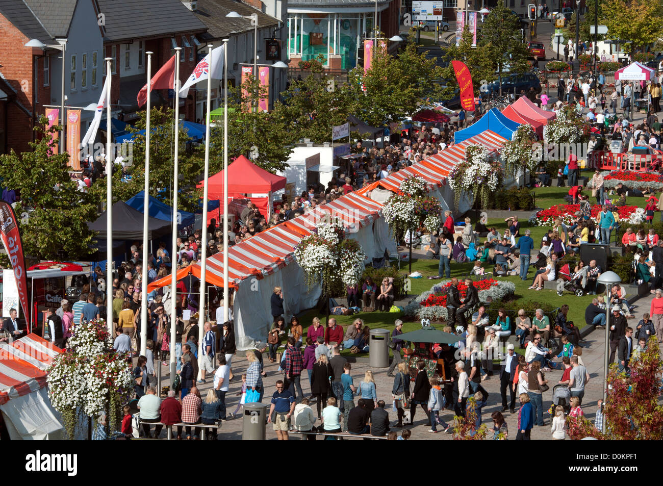 Stratford food festival stratford upon avon uk hires stock photography