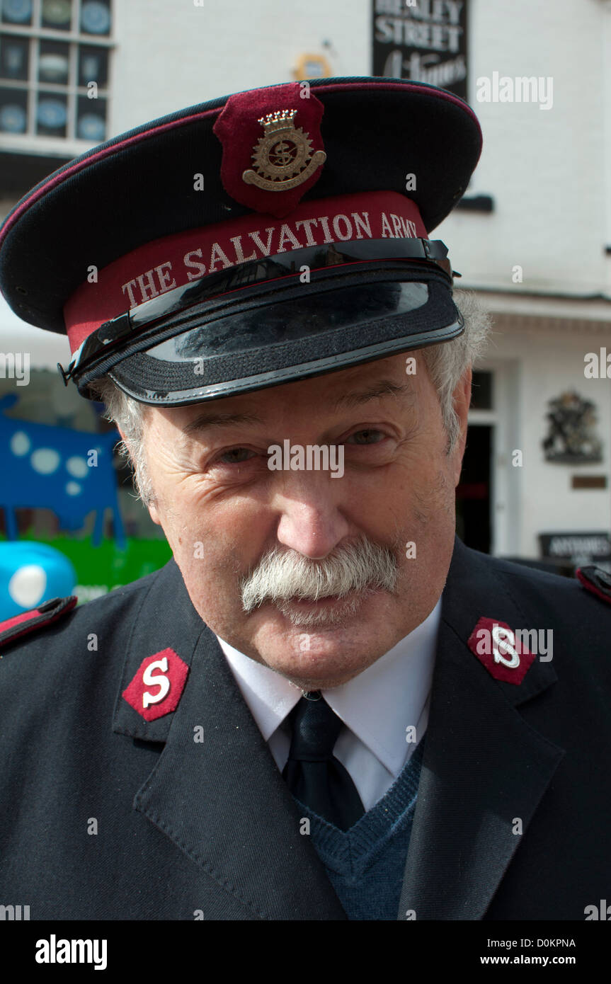 Salvation Army man Stock Photo