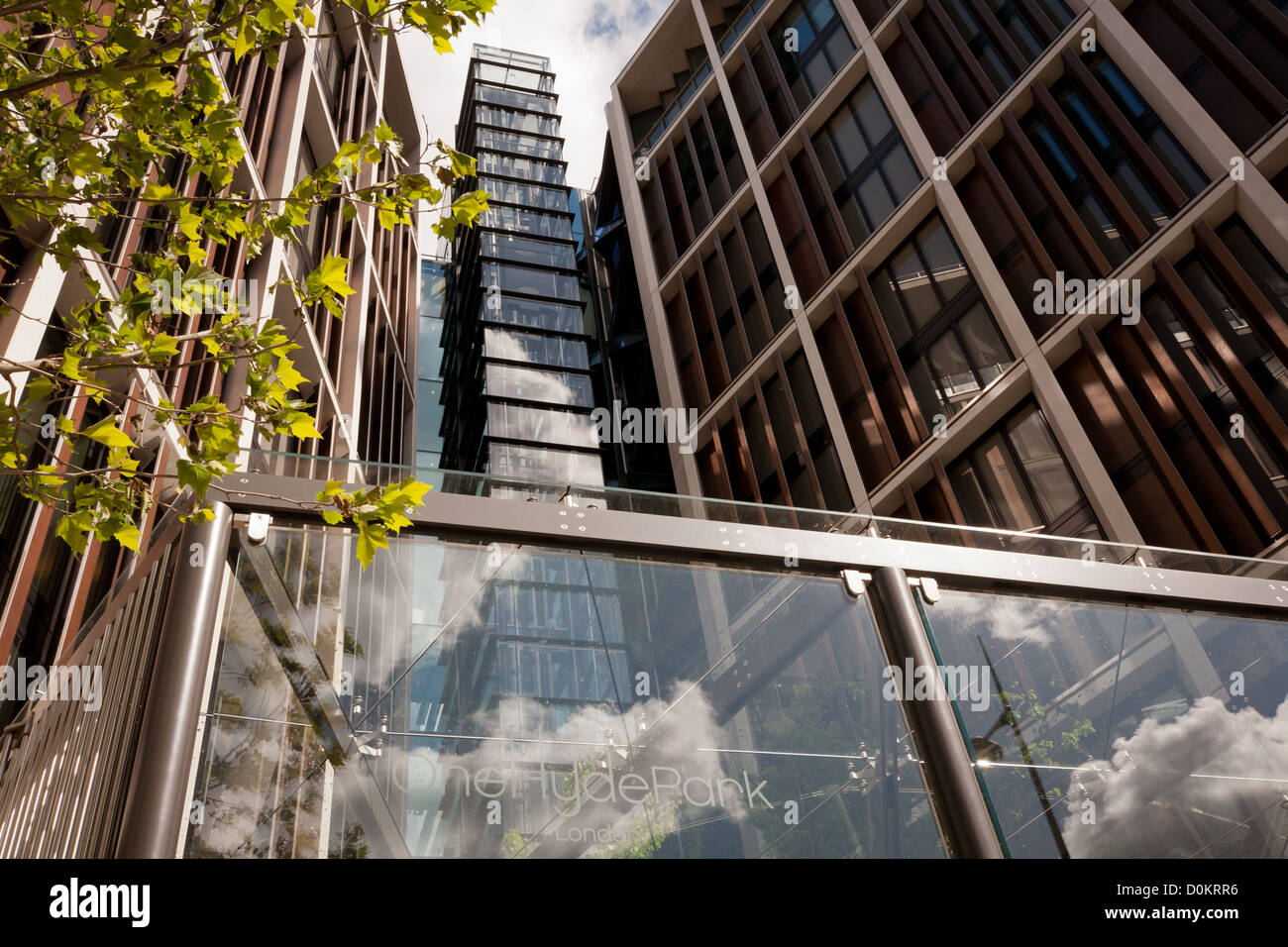 One Hyde Park, London luxury apartments Stock Photo Alamy