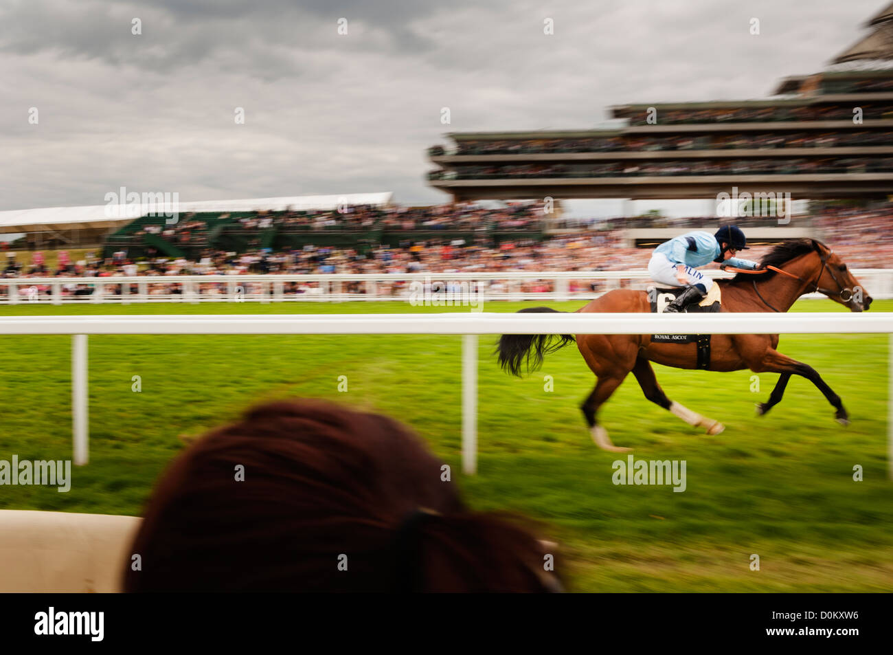 Horseracing at Royal Ascot. Stock Photo