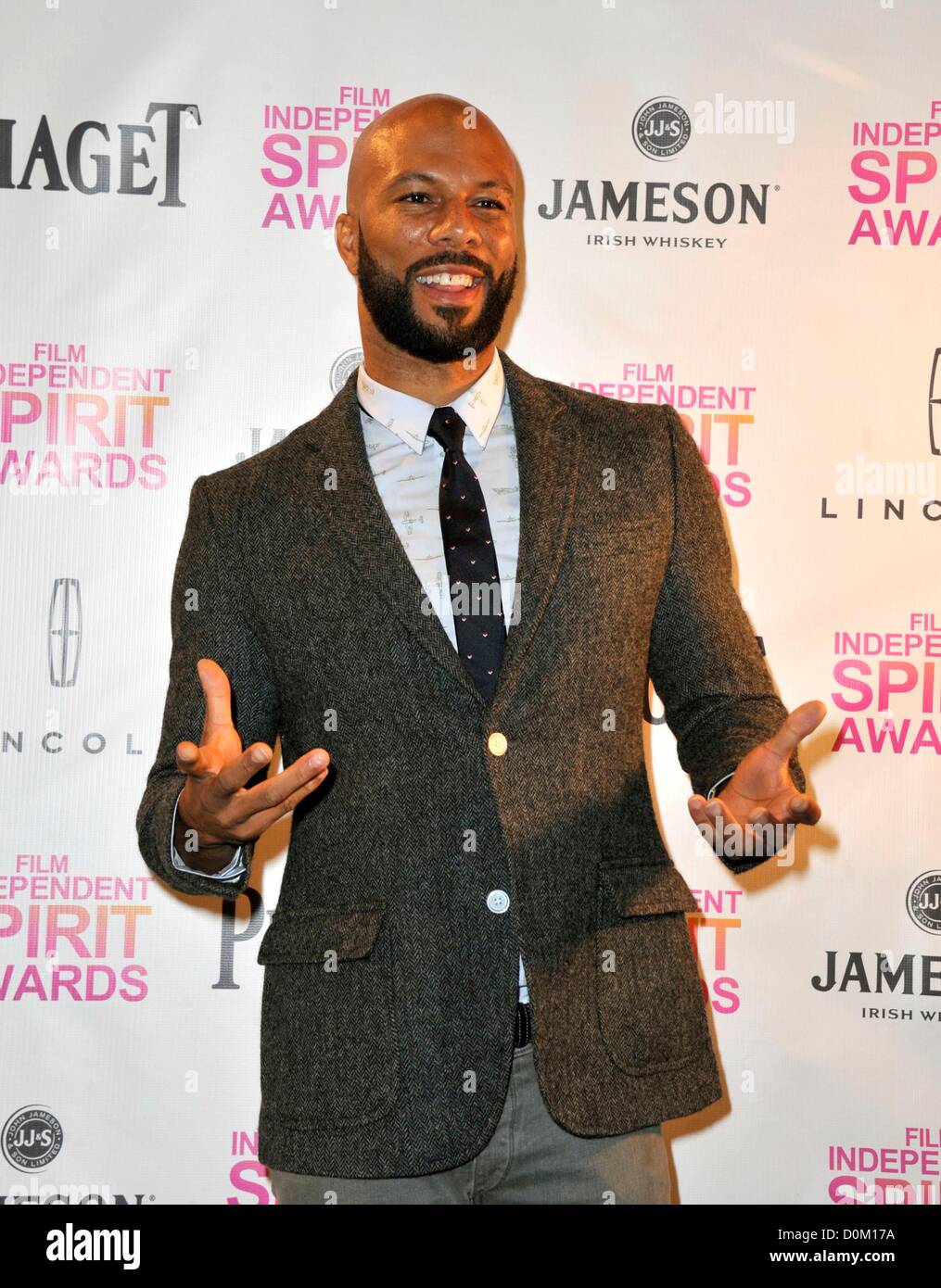 Los Angeles, USA. 27th November 2012. Lonnie Rashid Lynn Jr. 'Common' at the press conference for 2013 Film Independent Spirit Award Nominations Announcement, The W Hotel Hollywood, Los Angeles, CA November 27, 2012. Photo By: Dee Cercone/Everett Collection Stock Photo