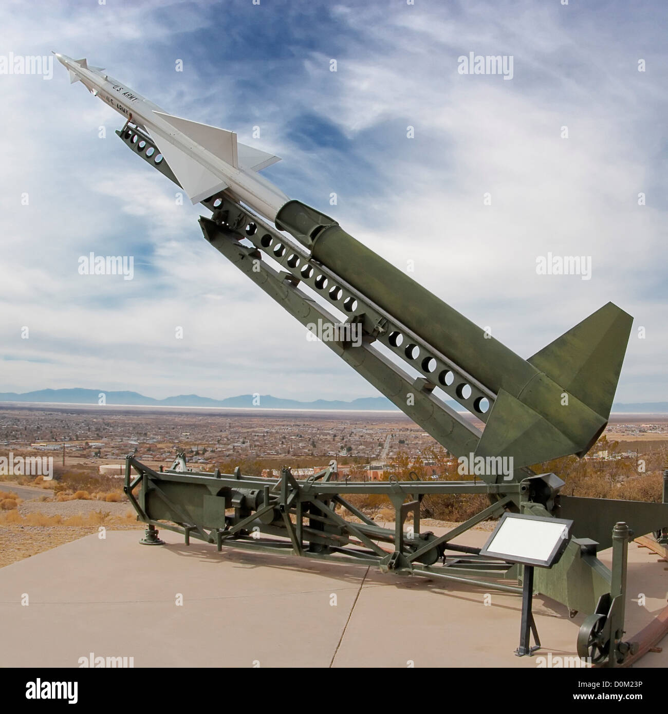 kaart Europa deze A Nike Ajax missile sits on a launcher in the John P. Stapp Air & Space  Park, outside the New Mexico Museum of Space History Stock Photo - Alamy