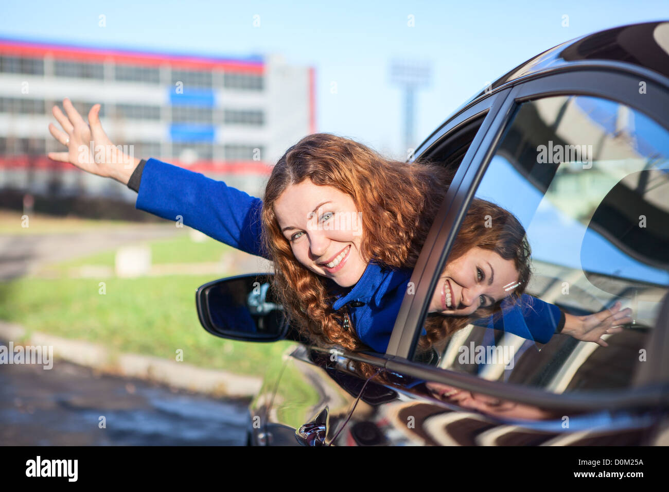 Really tall man waving editorial stock image. Image of vehicle - 43688104