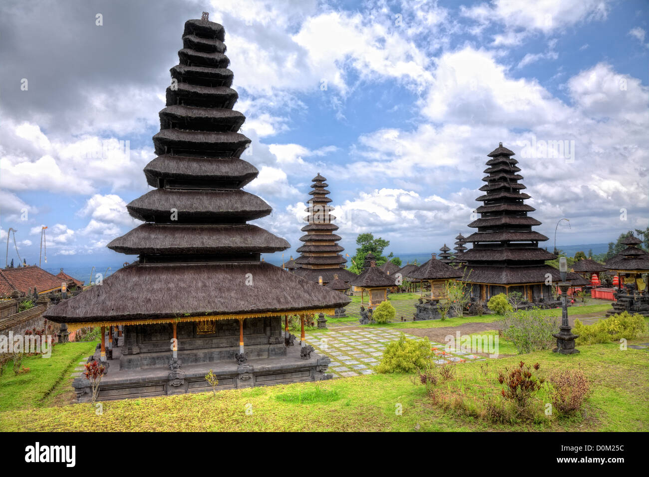 The Mother Temple of Besakih or Pura Besakih, largest and holiest hindu temple on Bali, Indonesia Stock Photo