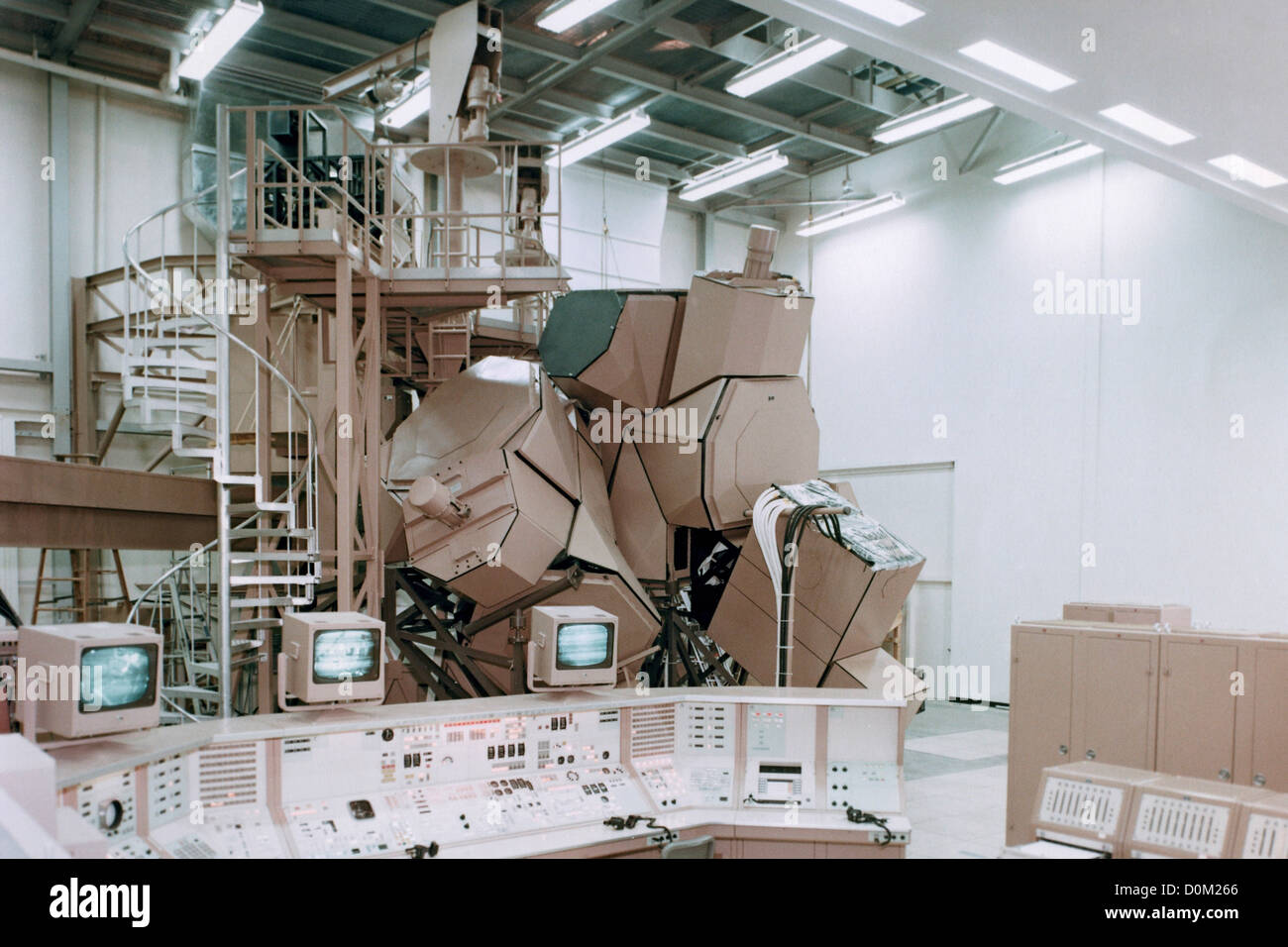 The Apollo Mission Simulator  was fixed base training device capable simulating characteristics space vehicle systems Stock Photo