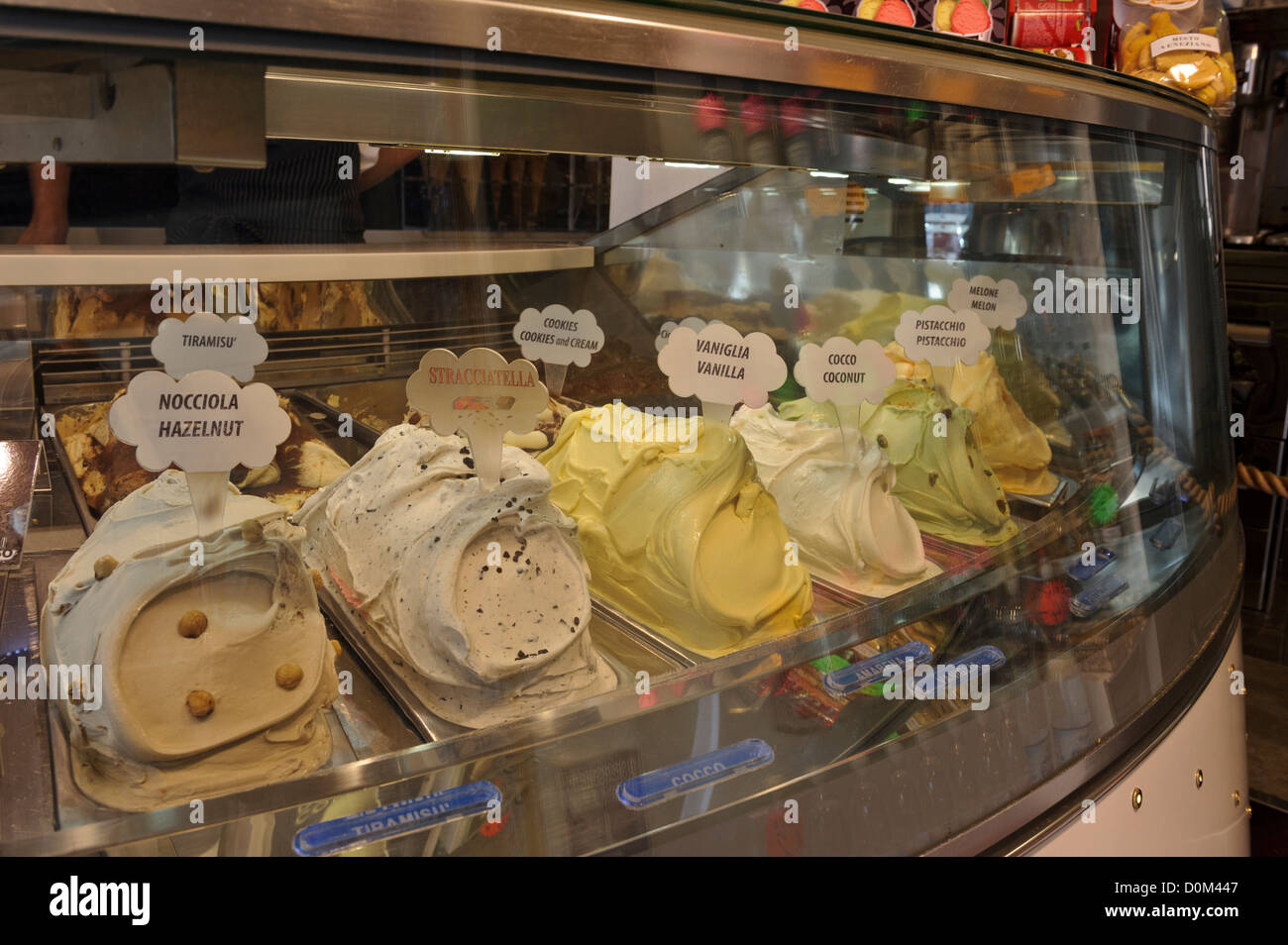 Italian Ice cream on sale, Venice, Italy Stock Photo Alamy