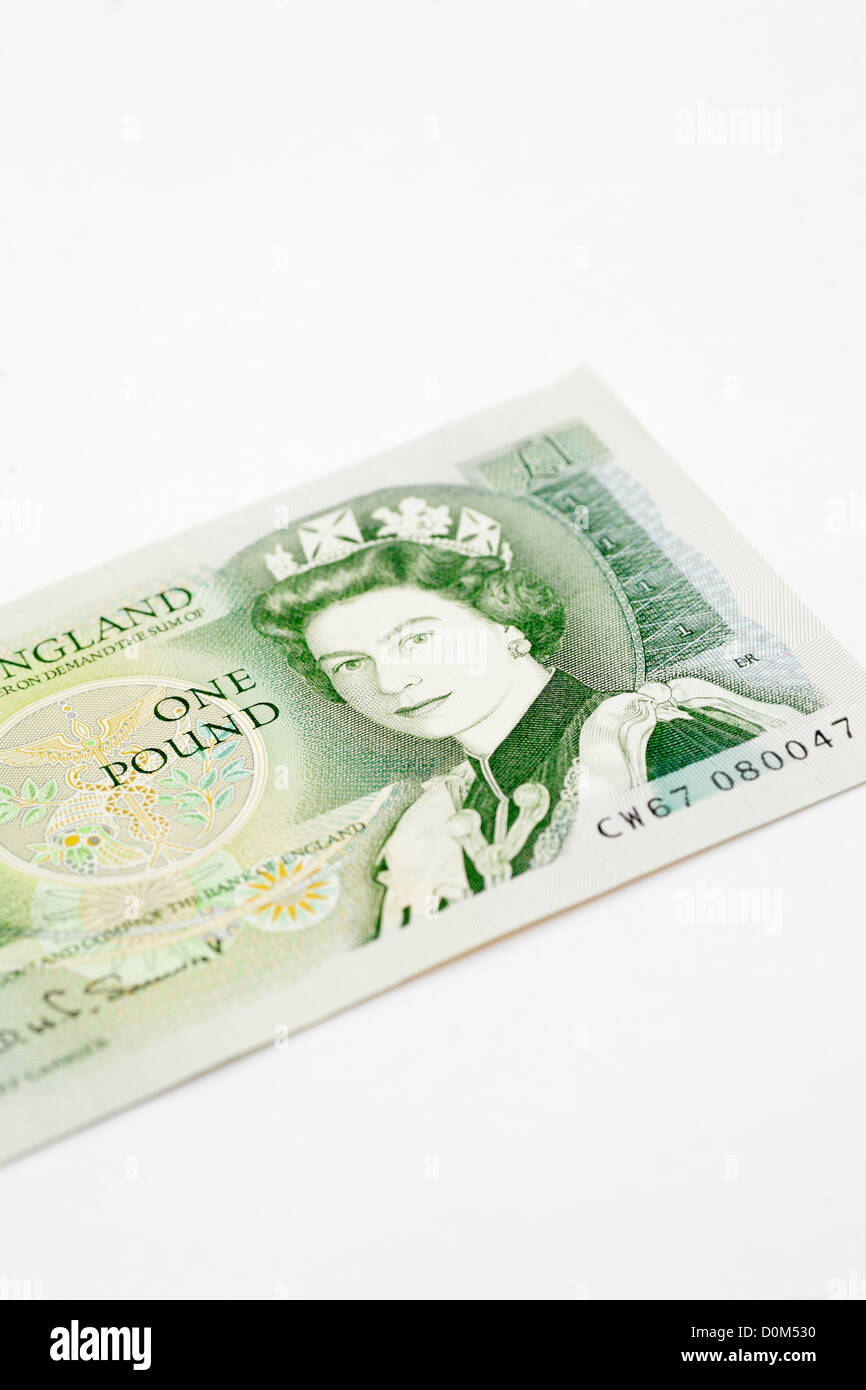 Bank of england one pound note High Resolution Stock Photography and ...