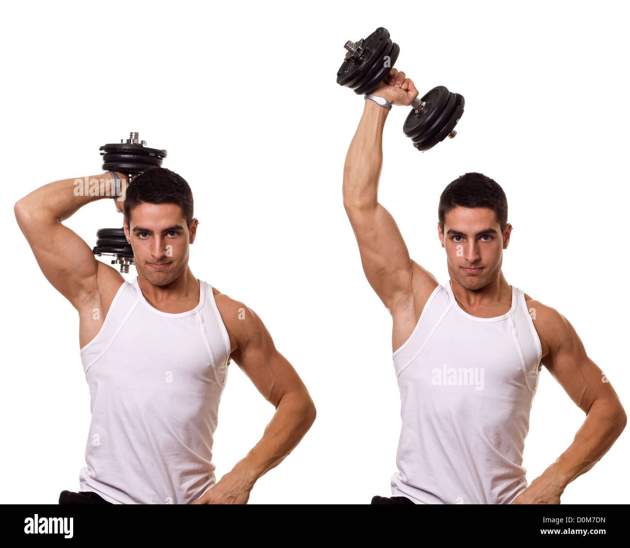 Dumbbell Extension High Resolution Stock Photography and Images - Alamy