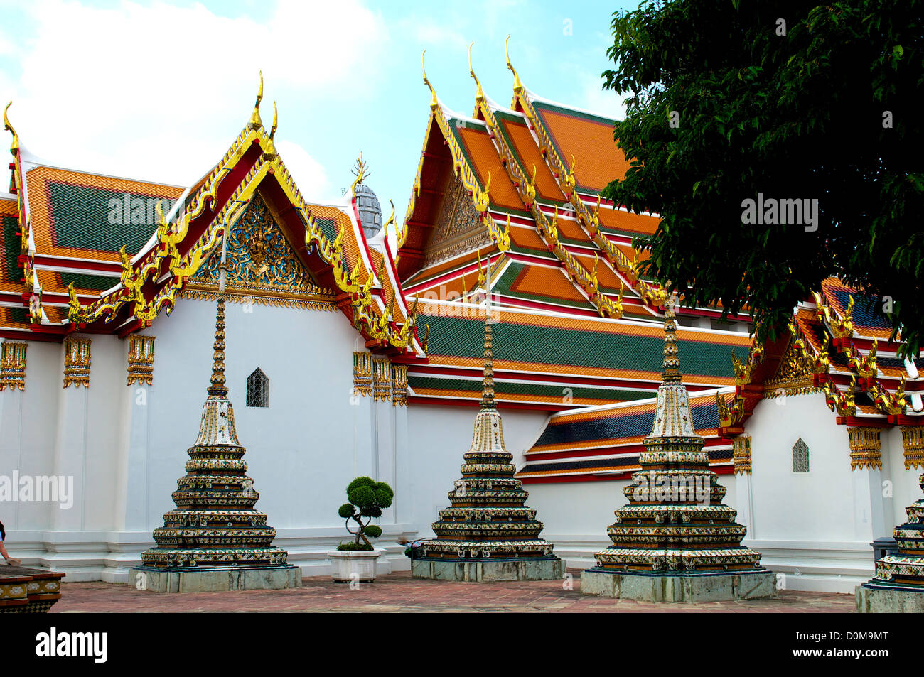 Wat Pho temple in Bangkok Stock Photo - Alamy