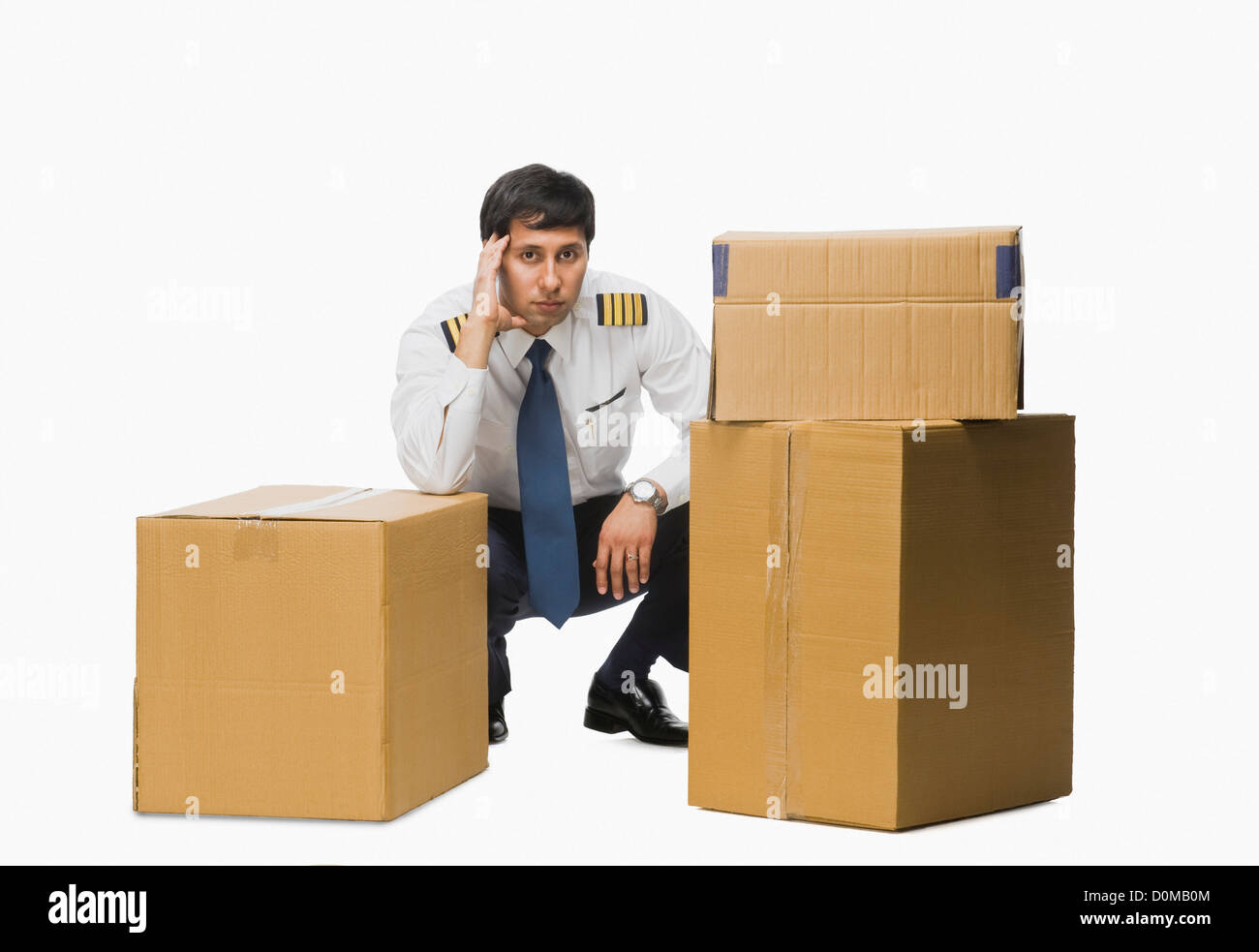 Indian pilot in uniform hi-res stock photography and images - Alamy