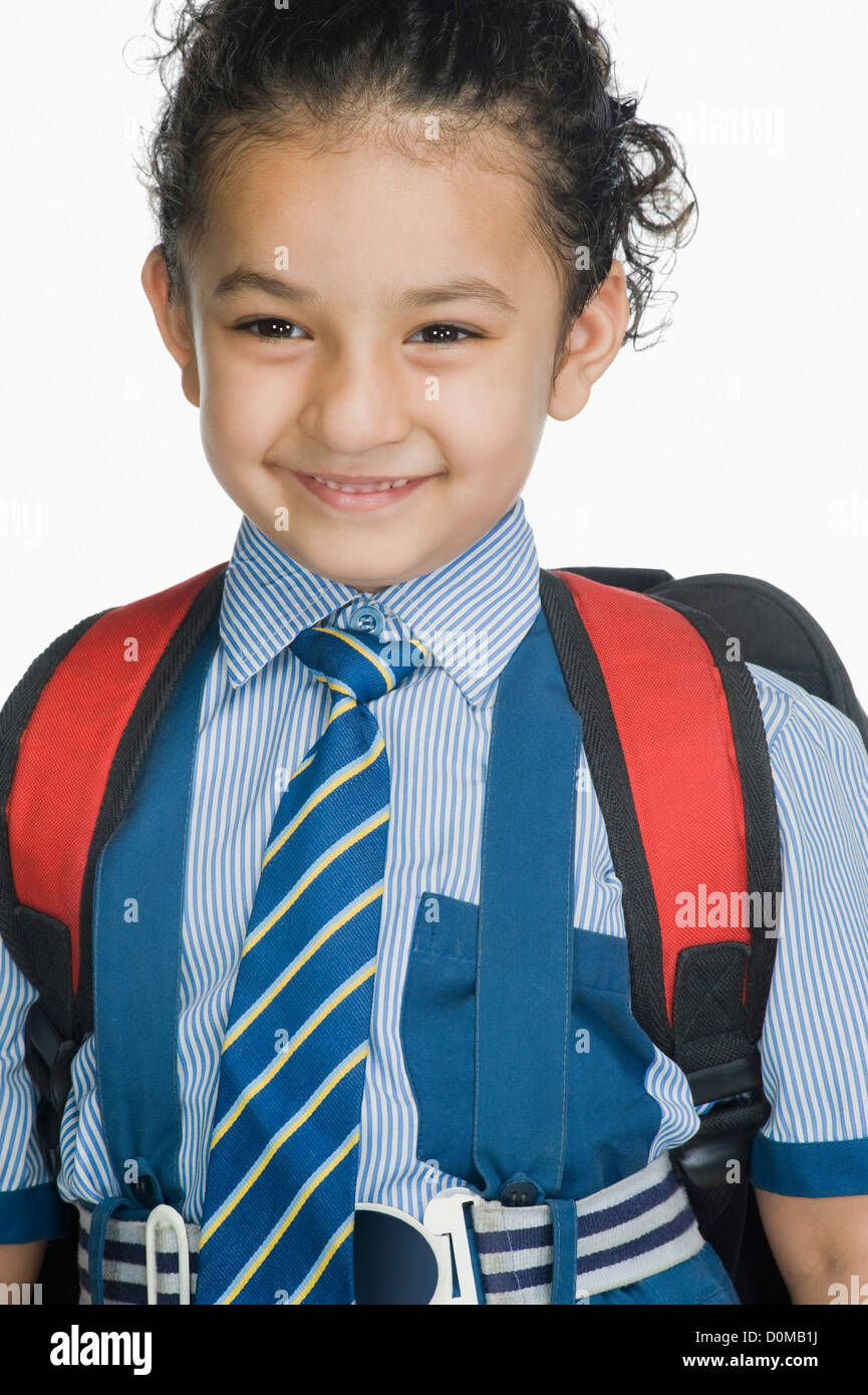 Black girl school uniform Cut Out Stock Images & Pictures - Alamy