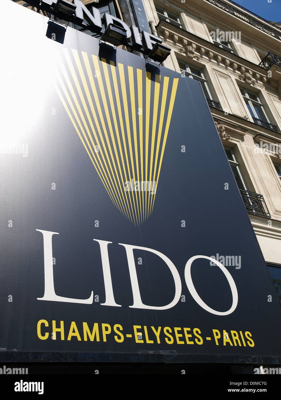 Paris, Champs Elysees, Lido, France Stock Photo