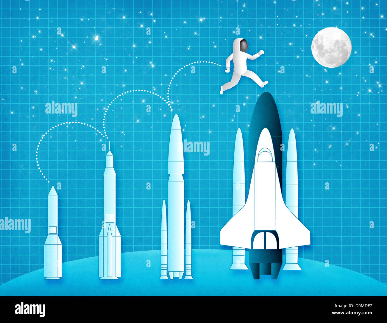 Astronaut suit man computer hi-res stock photography and images - Alamy