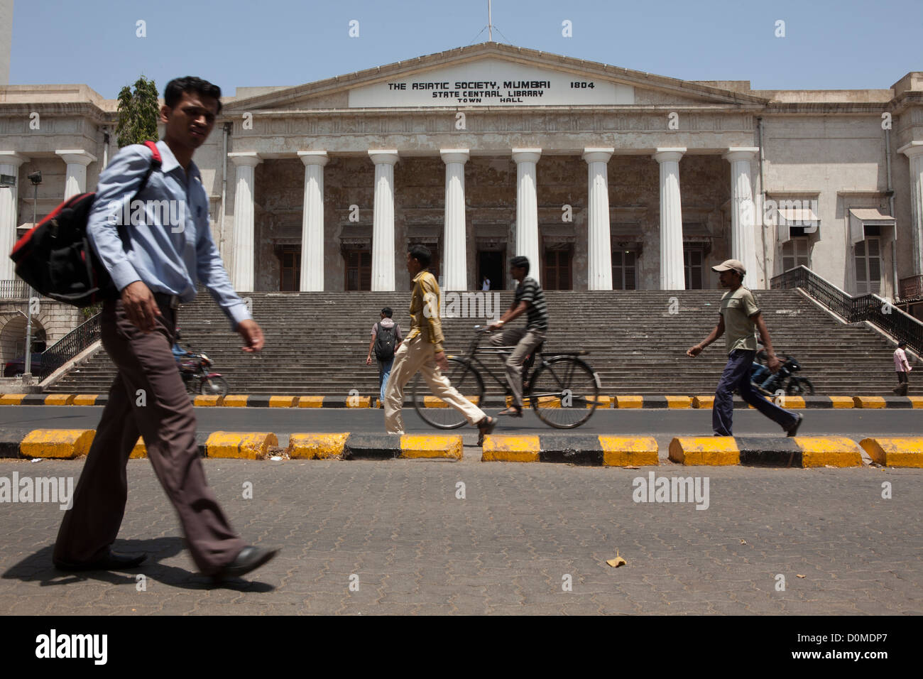 Town Hall, State Central Library, Asiatic Society, Mumbai, India. Stock Photo