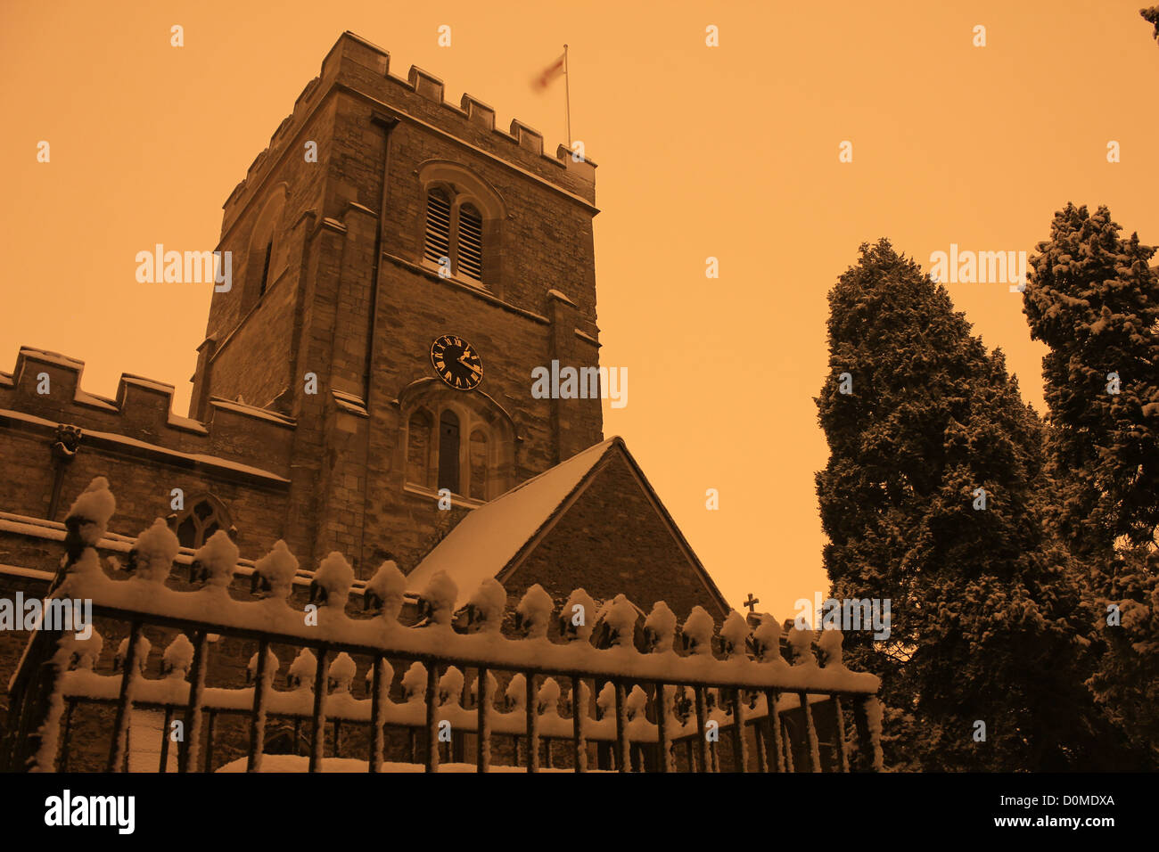 St. Marys Church, Shenley Church End, England Stock Photo Alamy