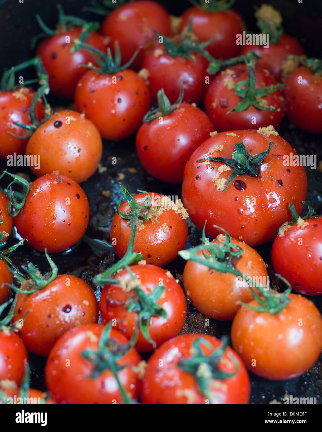Cooked Tomato dish Stock Photo Alamy