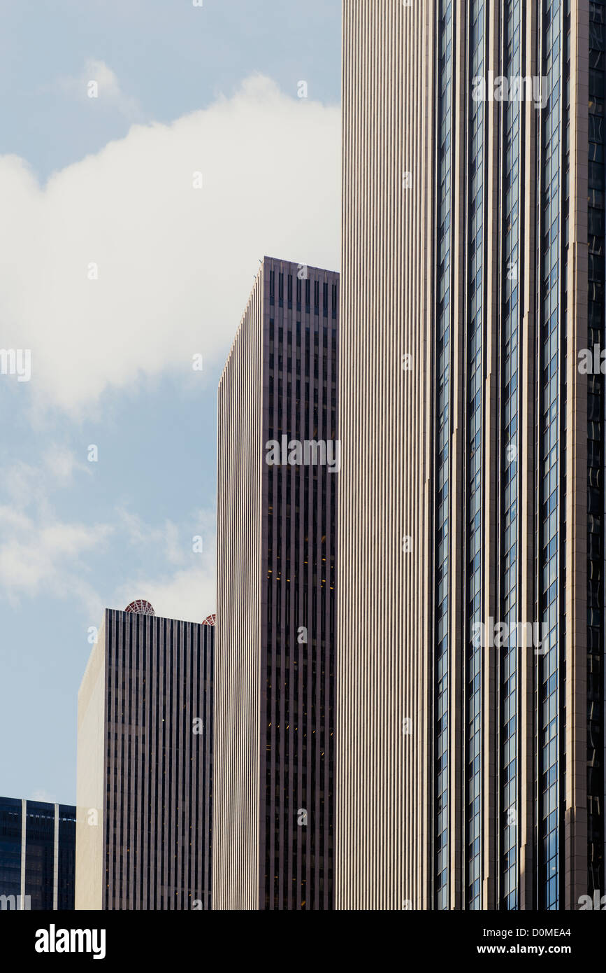 Low angle view of modern skyscrapers Stock Photo - Alamy