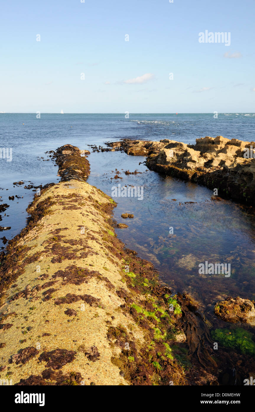 Peveril Point Swanage Stock Photo Alamy