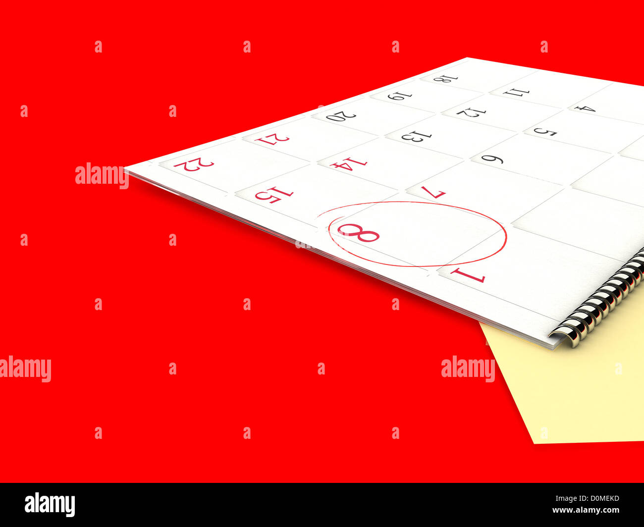 Diary Calendar Grid Computer Art Series Stock Photo Alamy
