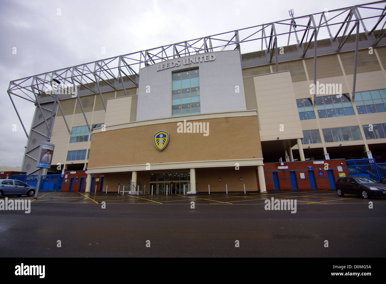 Leeds United Elland Road football ground Stock Photo