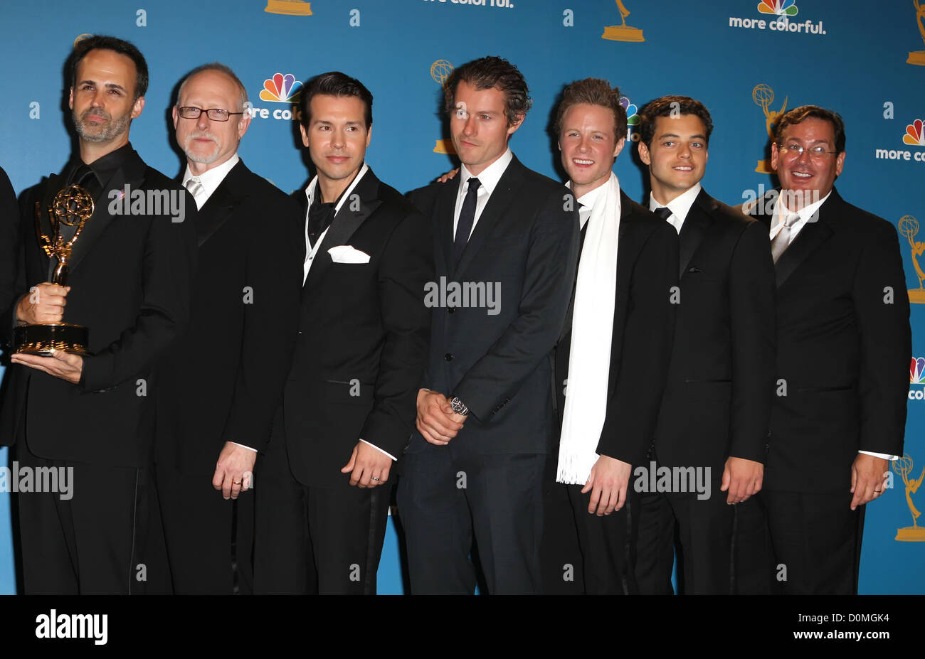 Tom Hanks and Crew of 'The Pacific' 62nd Primetime Emmy Awards (The Emmys) held at the kia
