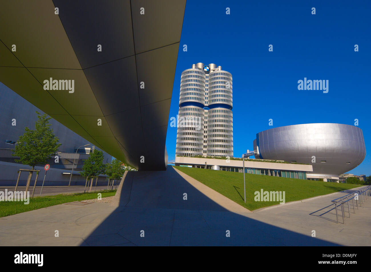 BMW, Munich, BMW Museum, BMW Headquarters, Bavaria, Germany Stock Photo ...