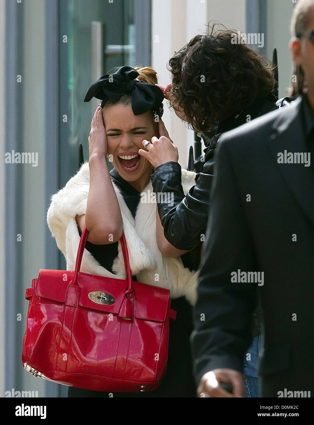 Billie Piper filming on the set of 'Secret Diary of a Call Girl' London, England - 30.08.10 Stock Photo