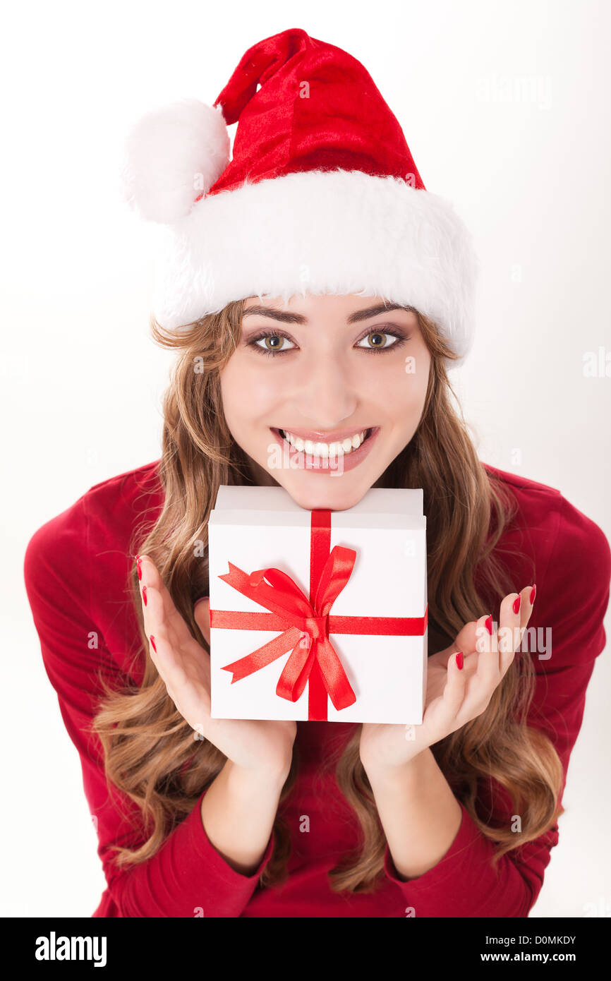 Christmas shopping woman holding gifts Stock Photo by ©Maridav 44255279