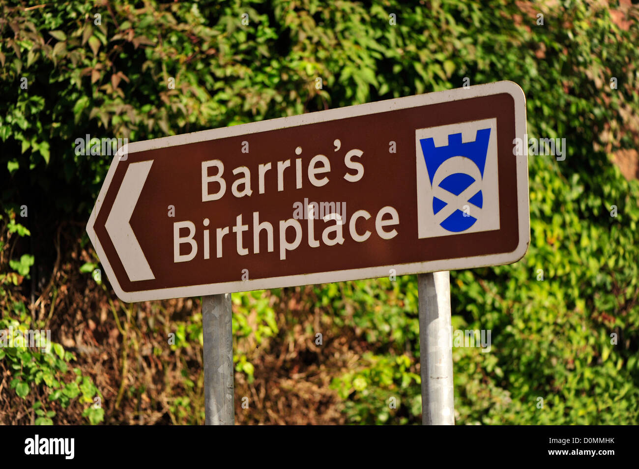 Birthplace of Peter Pan author J M Barrie, Kirriemuir, Angus, Scotland Stock Photo